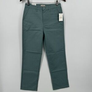 Brixton Victory Pant Womens 26X26 Trellis High Waisted Chino Straight Leg